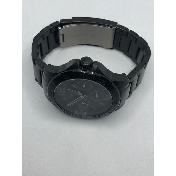 Fossil BQ2203 Men's Black Stainless Steel Analog Black Dial Quartz Watch HO352 - Picture 7 of 9